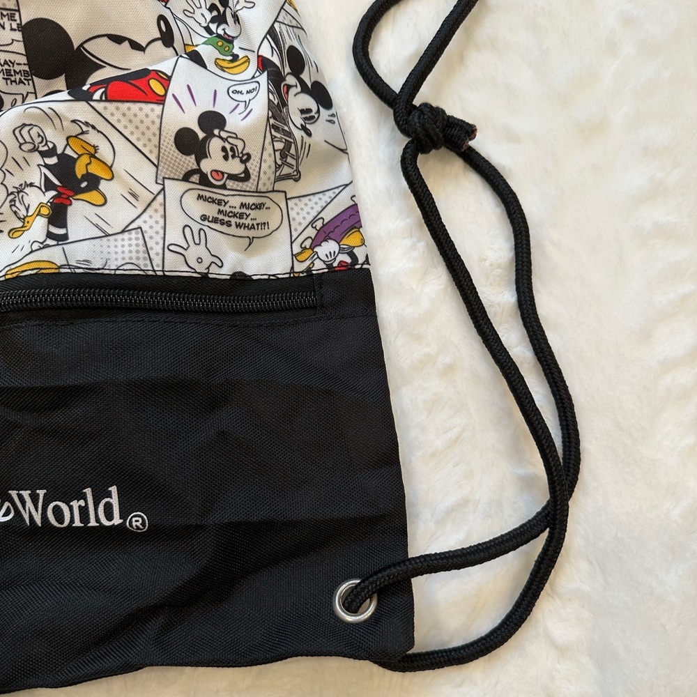 Disney Comic Strip Drawstring Backpack - image 5
